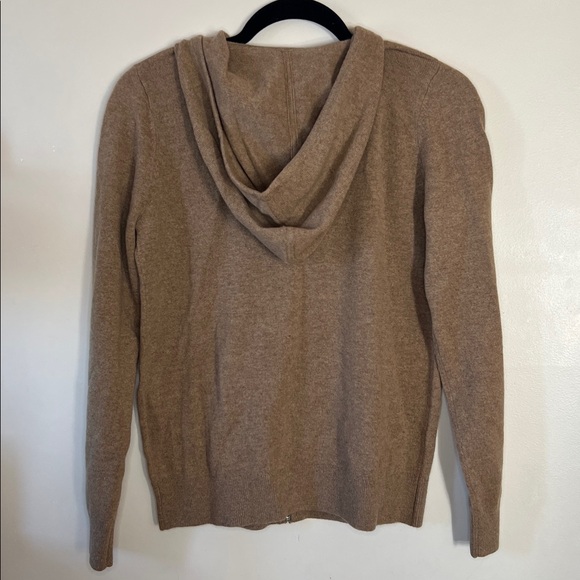 NWT Quince XS Mongolian Cashmere Full-Zip Hoodie in Teak - Picture 12 of 12